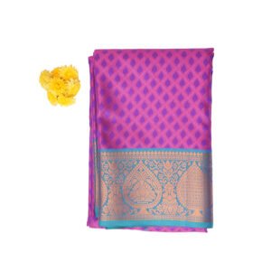 Majestic Purple Silk Saree